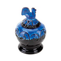 Cobalt Rooster Oil Warmer